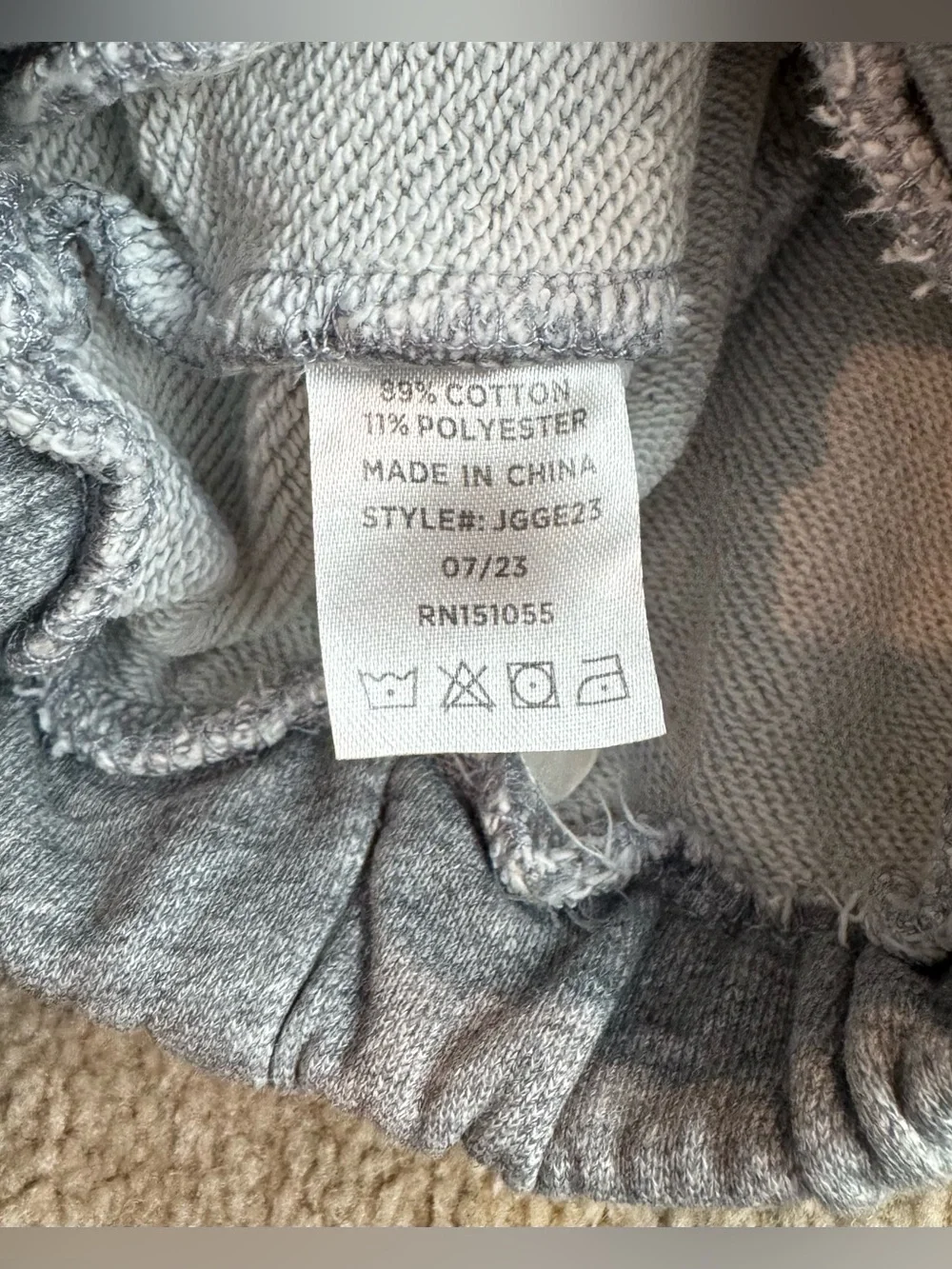 Copper Pearl Gray Baby 3-6M Jogger Pants - Soft Everyday Bottoms